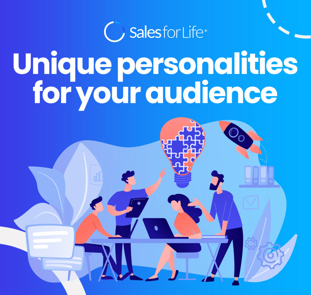 Create personalities for your target audience.